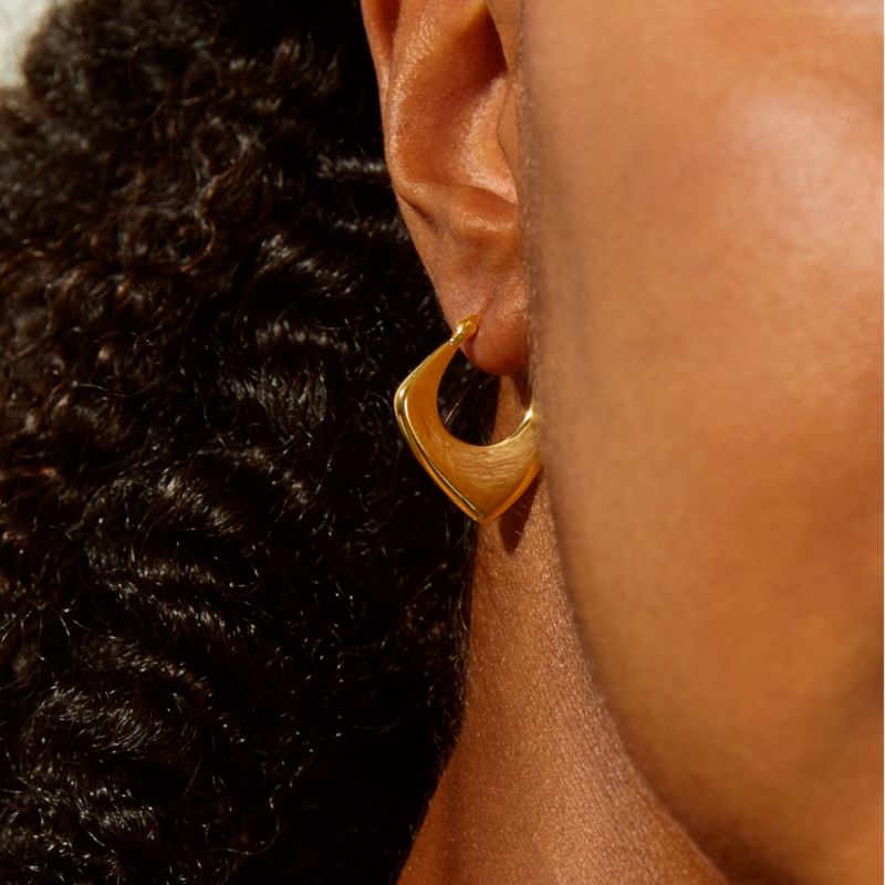Ippo Earrings - Gold image