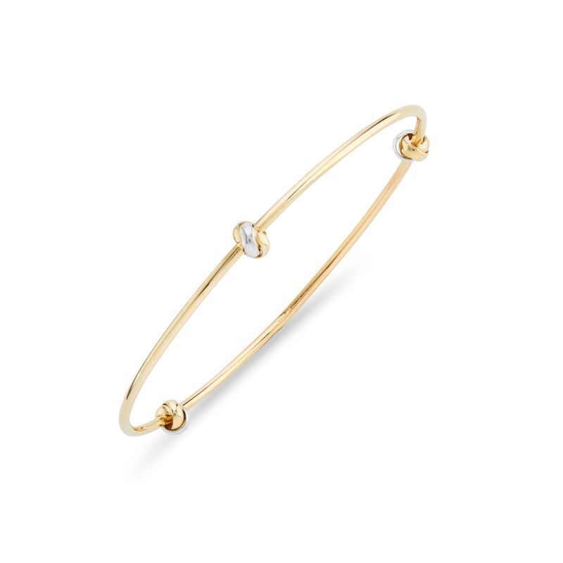 9ct gold knot bangle Clearance
