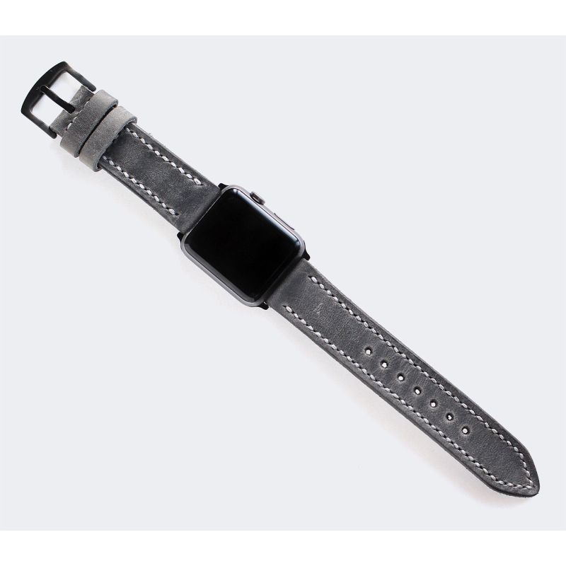 Custom Made Apple Watch Strap - Antique Gray image