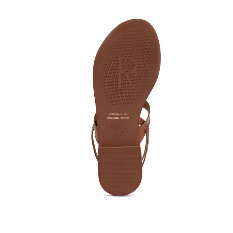 Irene Tan Flat Thong Sandals image