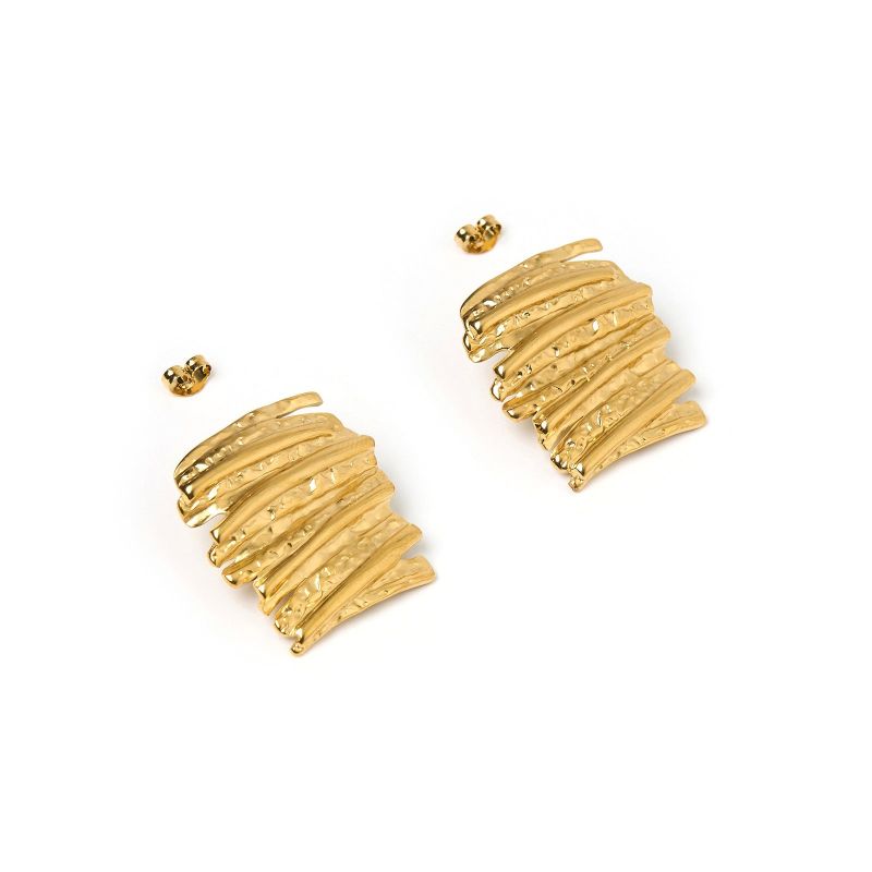 Iris Gold Earrings image