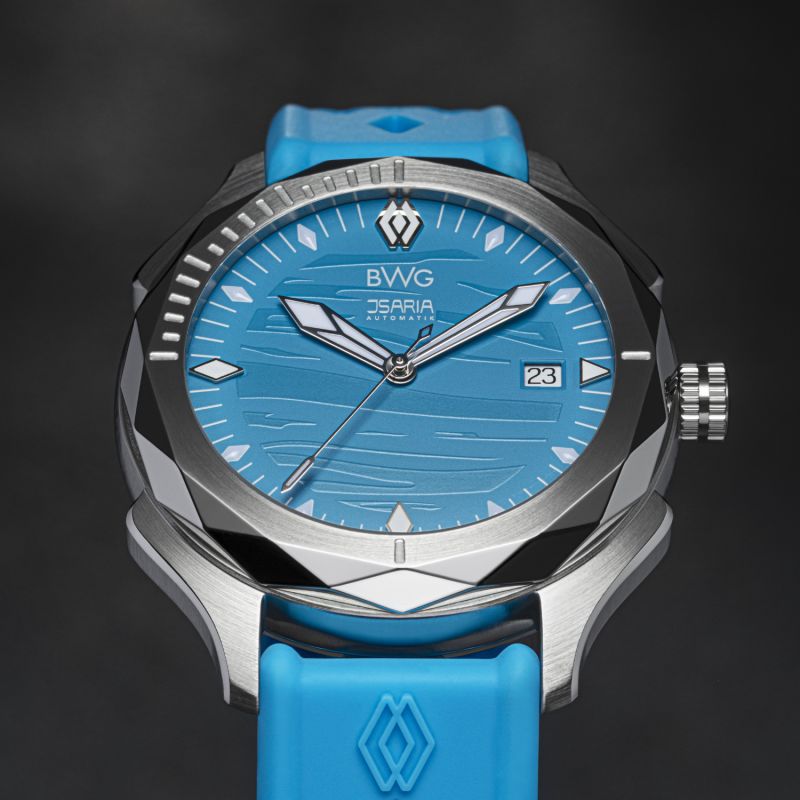 Isaria Sky Blue Men's Swiss Automatic Watch Made In Germany image