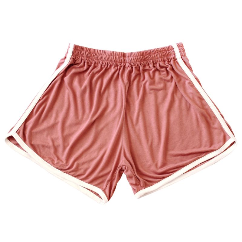 Girl Seaside Runner Bamboo Shorts, In Desert Rose image