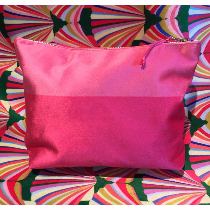 Luxury Pink Velvet Cosmetic Bag image