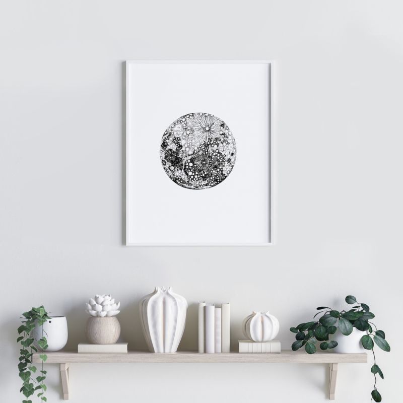 'Lunar' - Fine Art Print A5 image