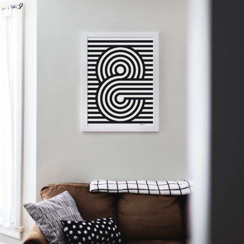 Ampersand - Geometric Typography Print image