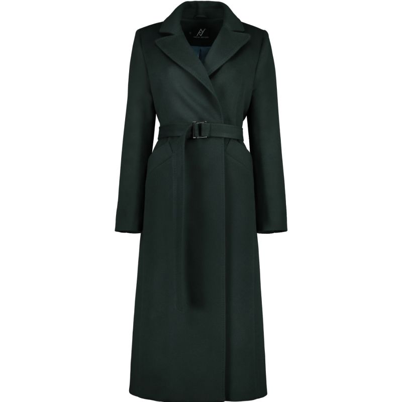 Timeless Icon Emerald Green Wool-Blend Coat image