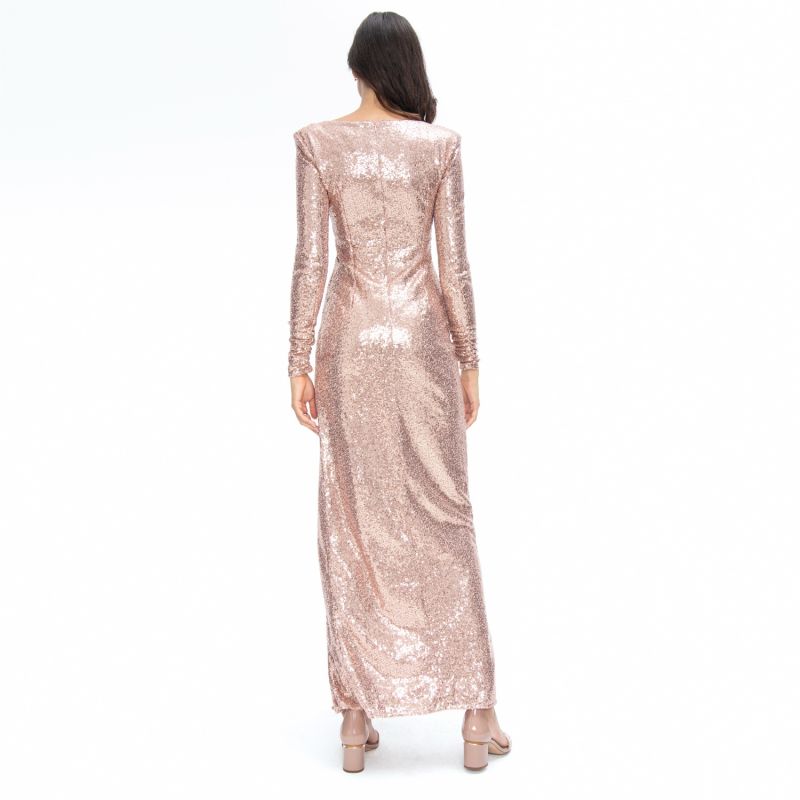 Sequin Evening Gown Aurora Dusty Pink image