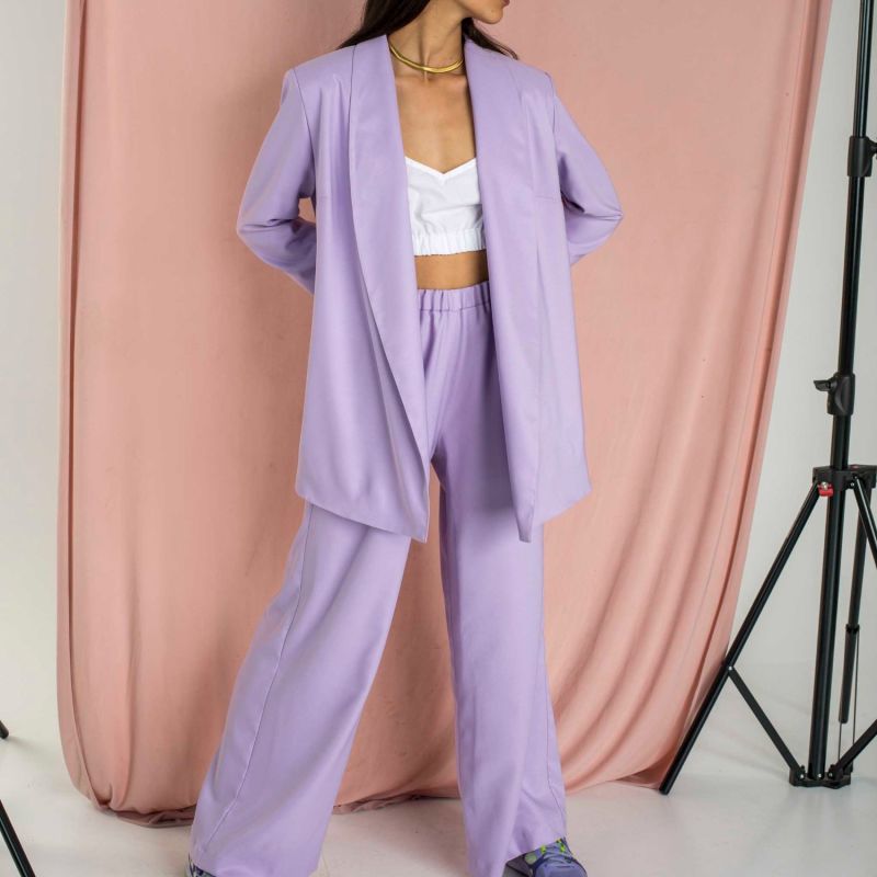 The Confidence Suit - Blazer In Lilac image
