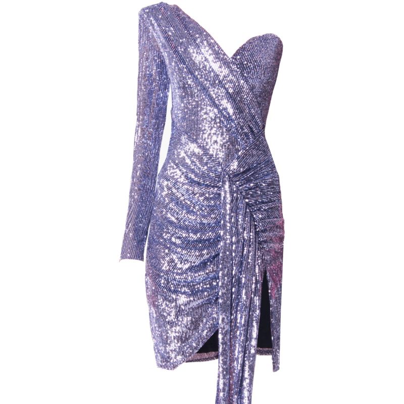 Asymmetric Sequin Dress Gloria image