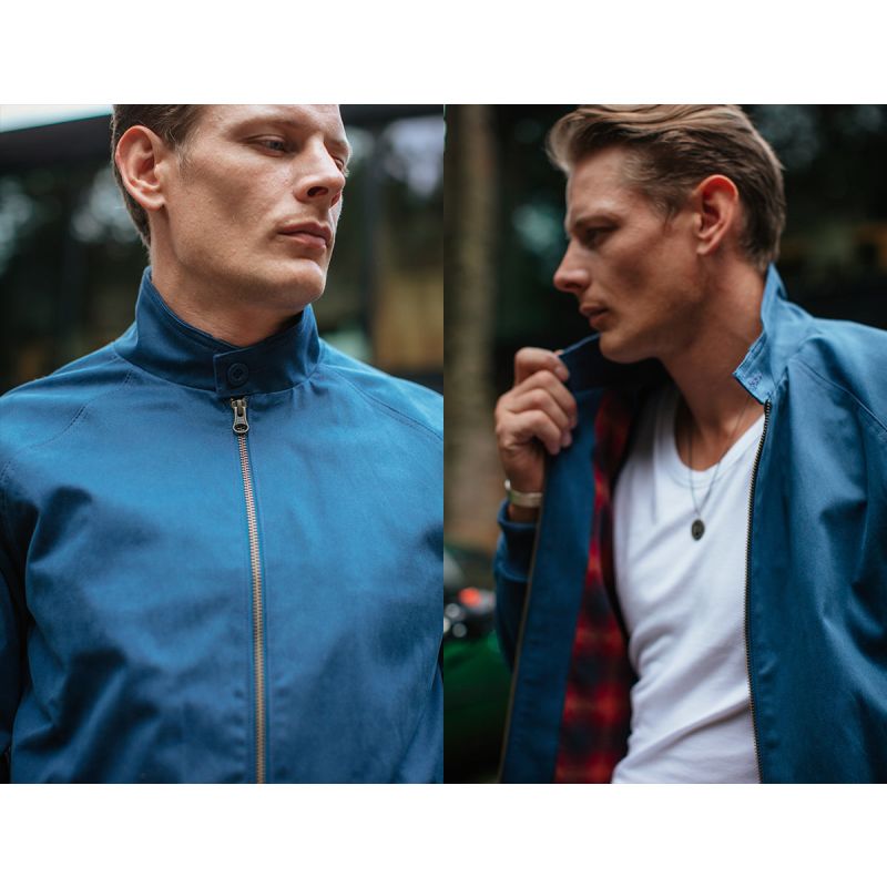 Rebel Harrington Jacket Blue &SONS Trading Co Wolf & Badger