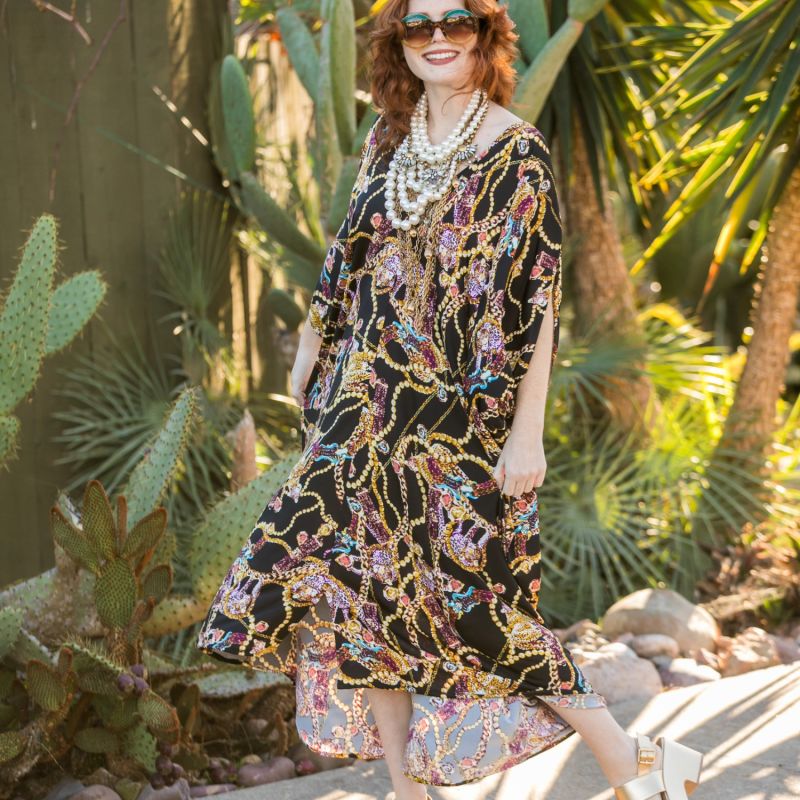 Elizabeth Noir Caftan image