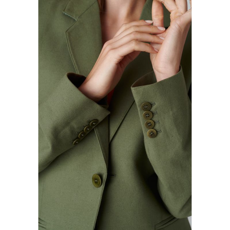 Janne Blazer In Olive Green image