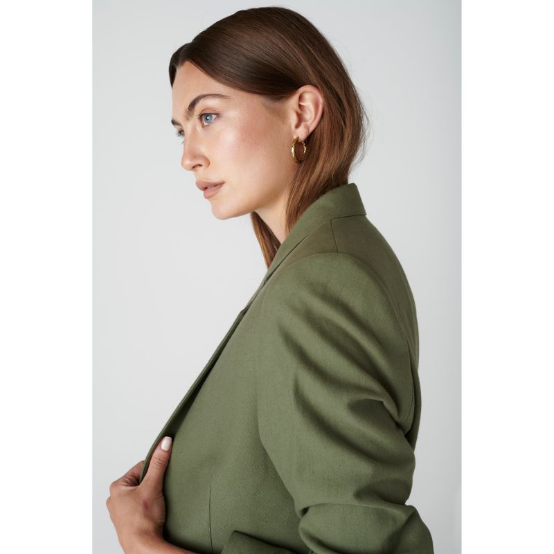 Janne Blazer In Olive Green image