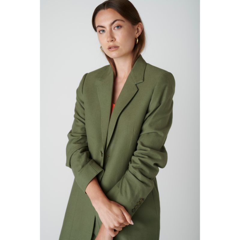 Janne Blazer In Olive Green image