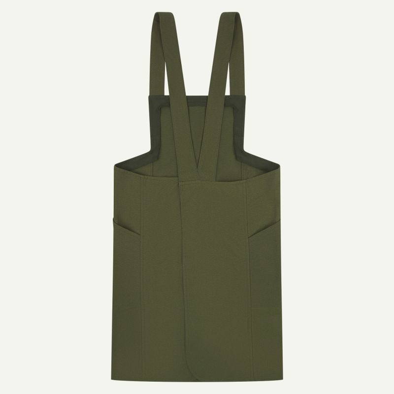 Japanese-Style Canvas Apron - Coriander image