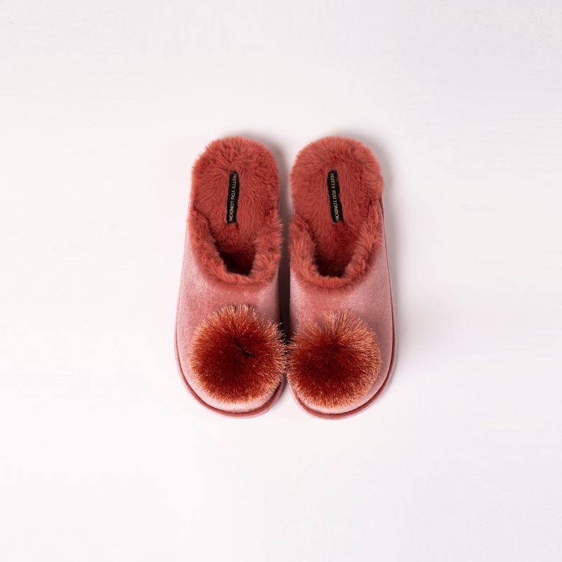 Coco Mule Slipper In Terracotta image