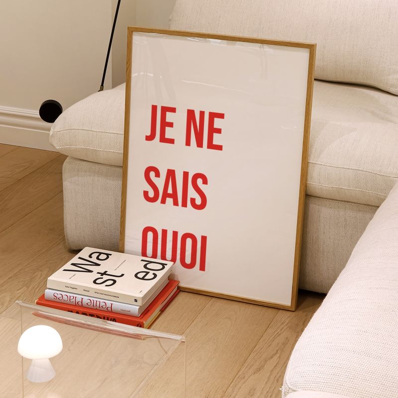 Je Ne Sais Quoi Retro GicléE Art Print image