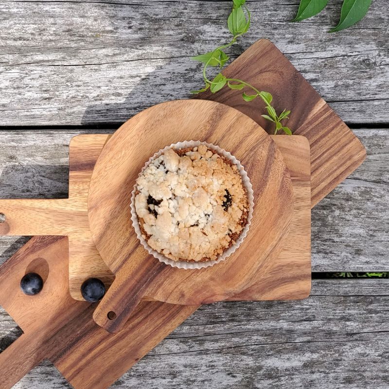 Wooden Round Serving Board - Small image