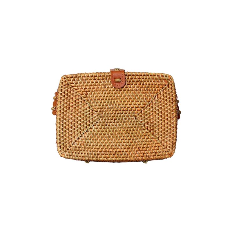 Rae Rattan Crossbody Bag image