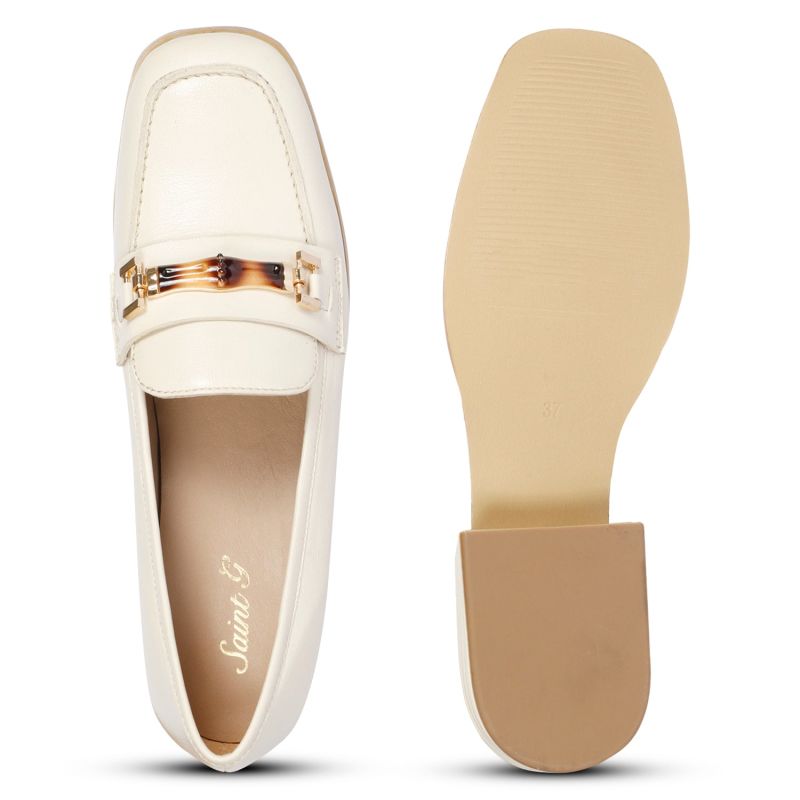 Jenah Off White - Flat Loafers image