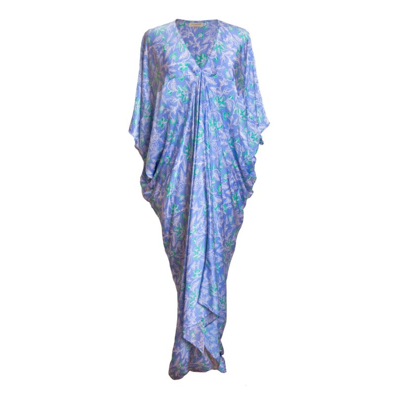 Jenny B Kaftan - Silk - Orchid Blue image