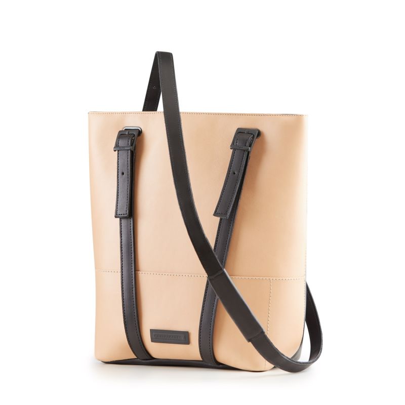 Convertible Tote Backpack Leather image