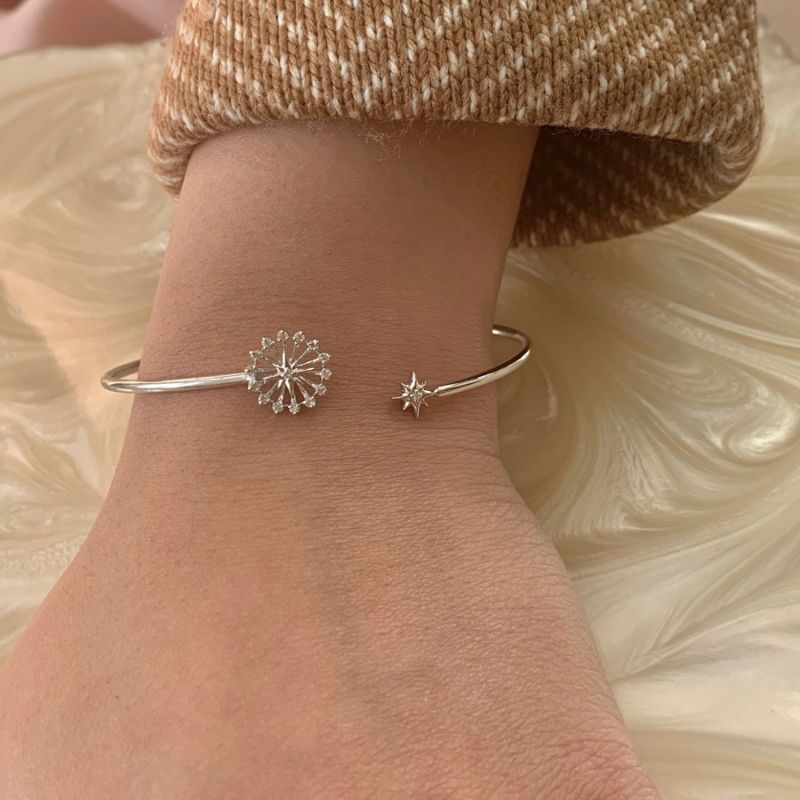 Starburst Cuff In Sterling Silver image