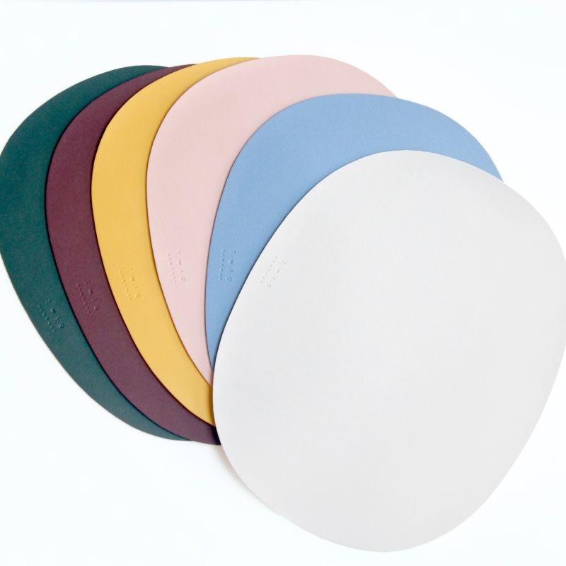 Deco Placemats, Set Of Two - Light Blue image