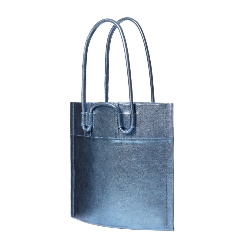 Glamorous Tote Bag Small - Metallic Blue image