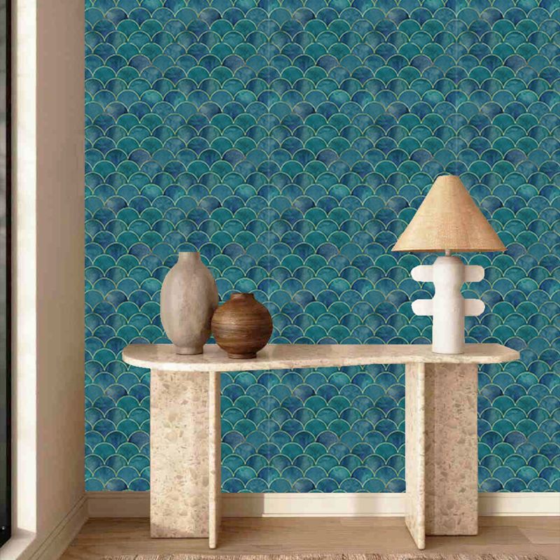 Wallpaper Fish Scale Catchii Wolf & Badger