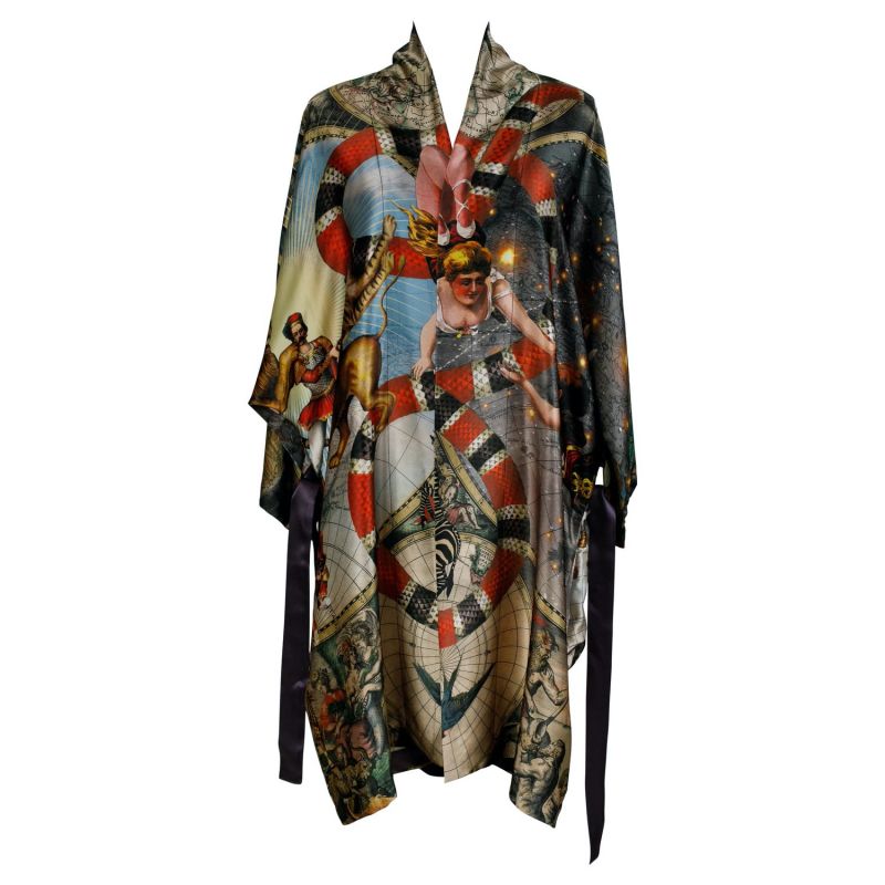 Le Cirque Du Monde Silk Kimono image