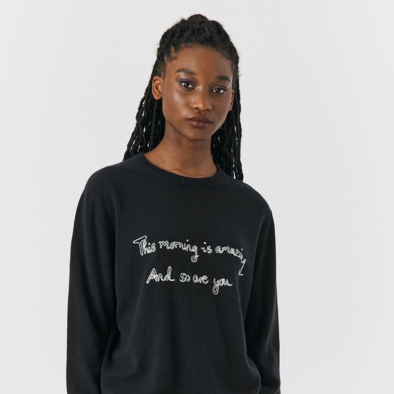 This Morning Is Amazing Jumper by Bella Freud and Cave Things image