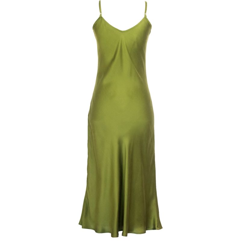 The Prairie Sundrop Slip Dress - Green image