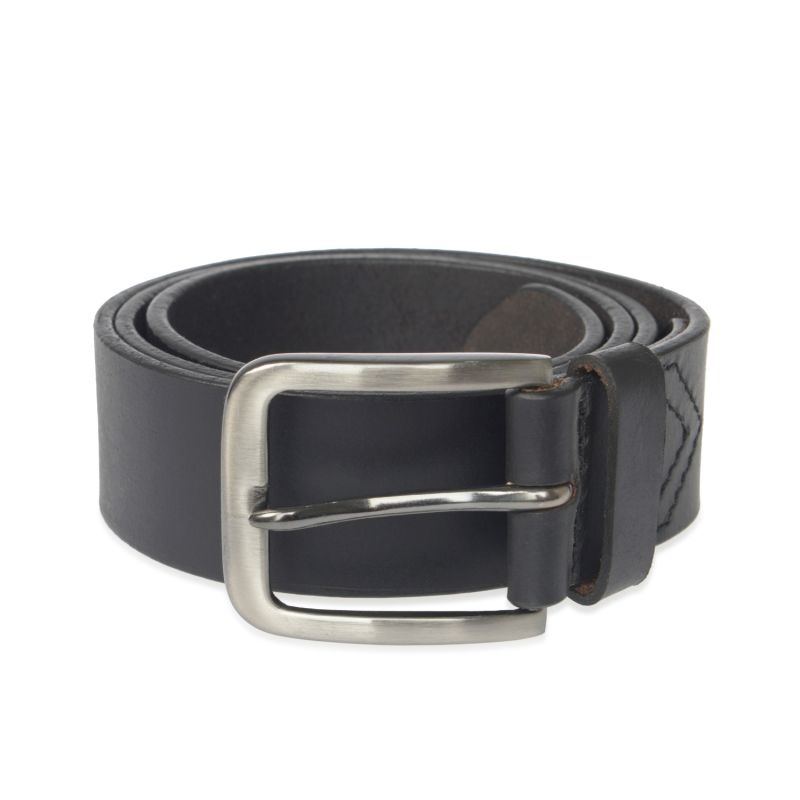 Handmade Black Leather Belt image