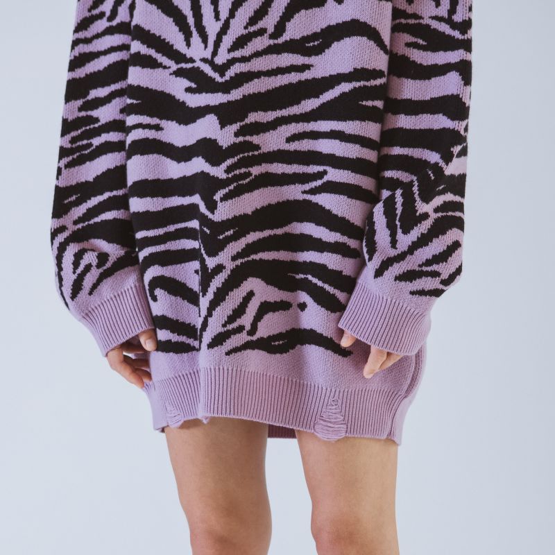 Letitia Lilac Long Sweater image