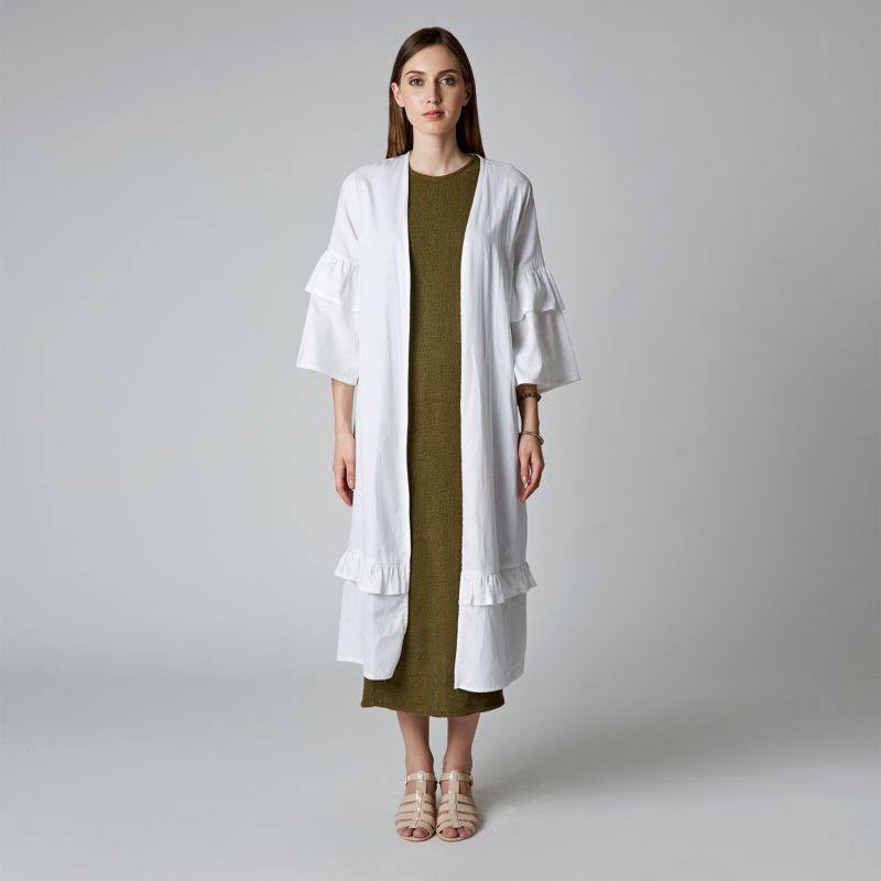 The Avira Kimono In White image