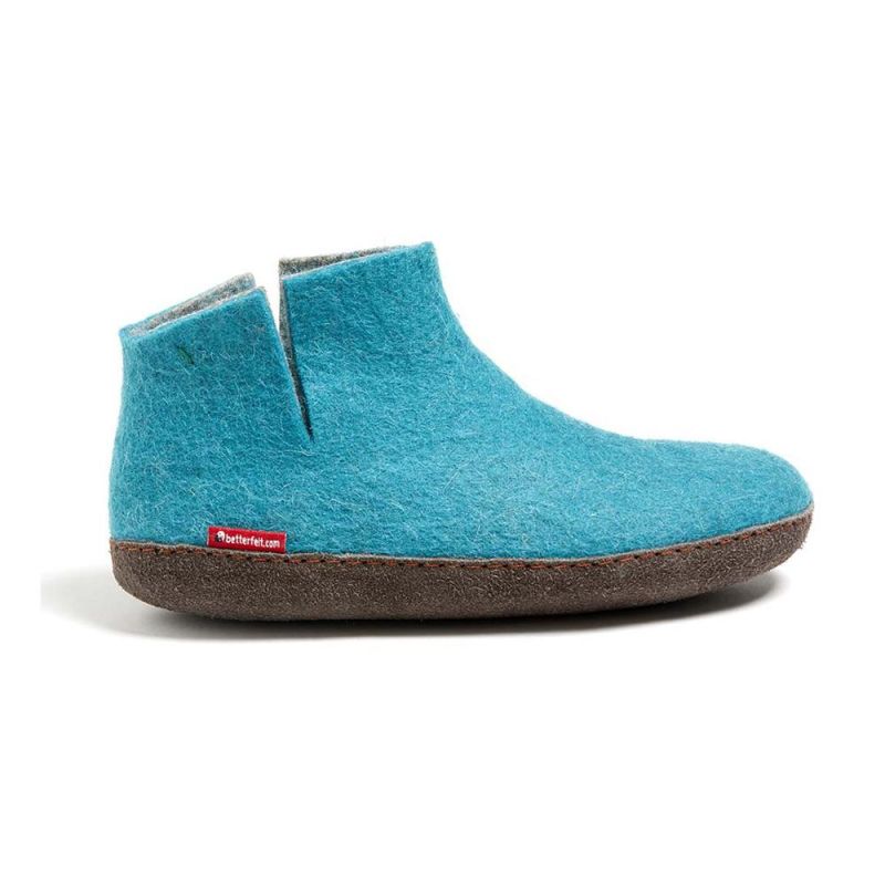 Women's Classic Boot - Light Blue  With Suede Sole image