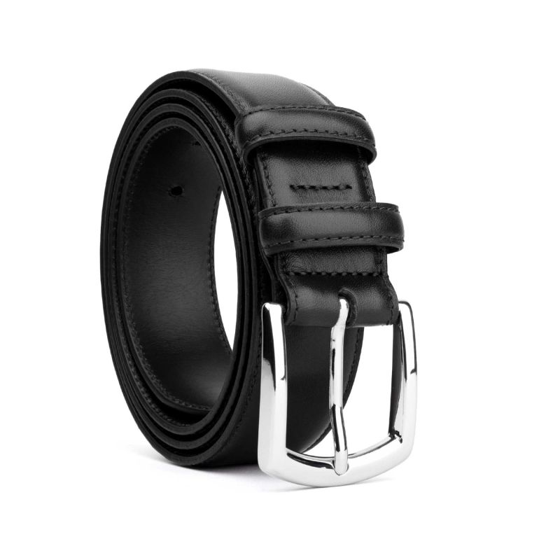 Classic Leather Belt Black - Roberto image