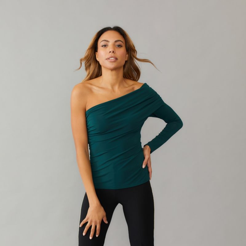 Green Eyed Monster One Sleeve Top image