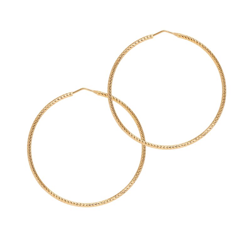 Roma Hoops Large - Gold image