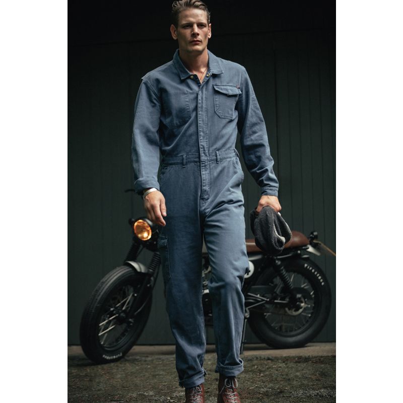 &Sons Churchill Coveralls Dark Denim image