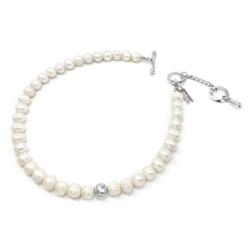 Paloma Pearl Collar Silver image