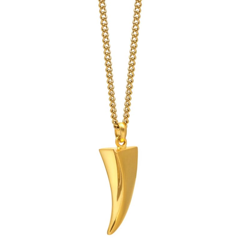 Tiger Claw Necklace In Gold image