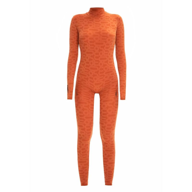 Jumpsuit Thermal Underwear With Zip Orange image