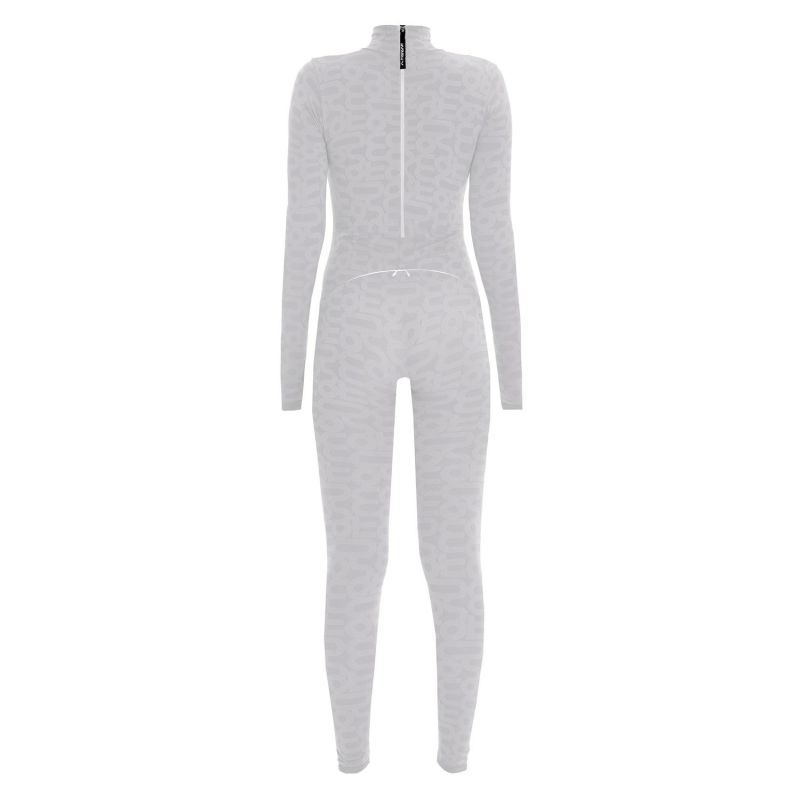 Jumpsuit Thermal Underwear With Zip - Grey image