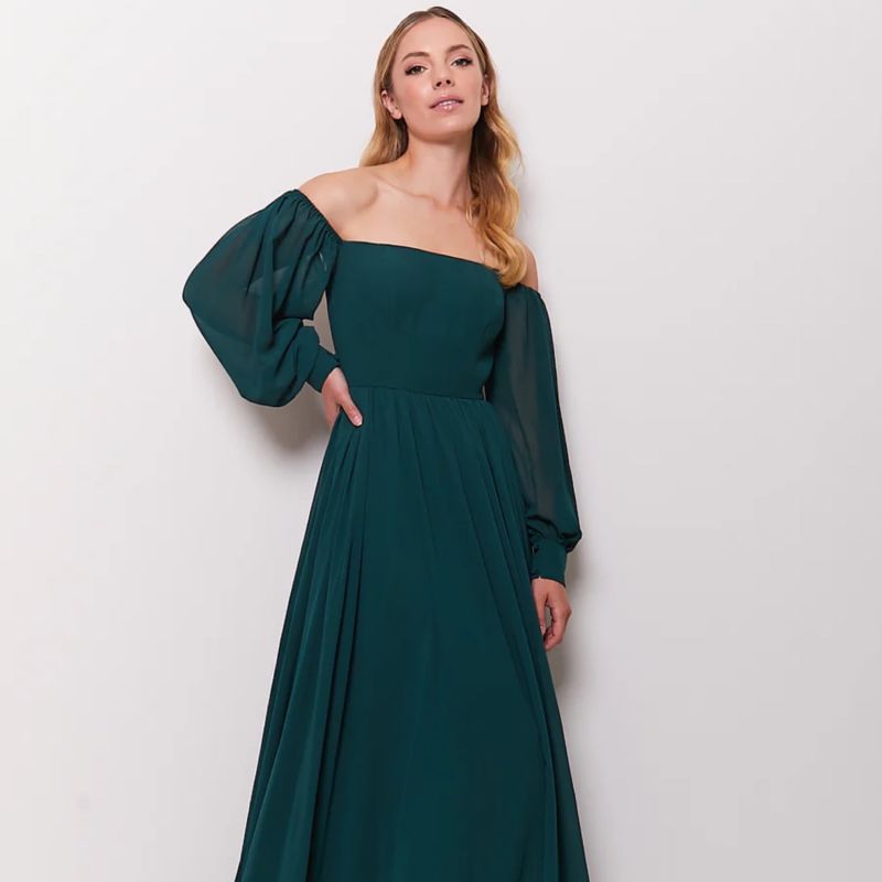 Jupiter Forest Chiffon Long Evening Gown image