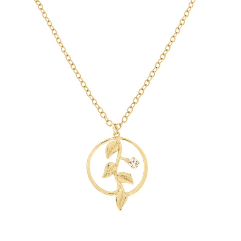 Foliage Gold Necklace image