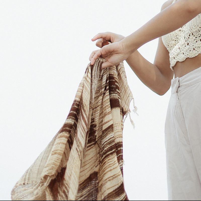 Salam Handwoven Cotton Scarf image