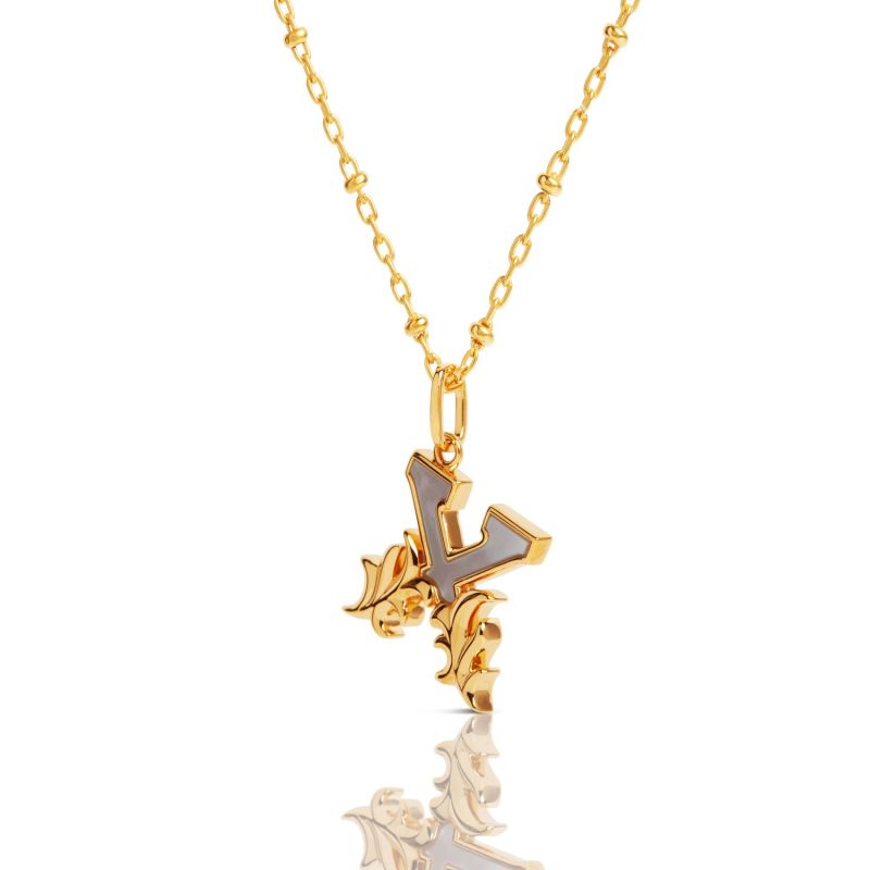 X – Gold With Mother Of Pearl image